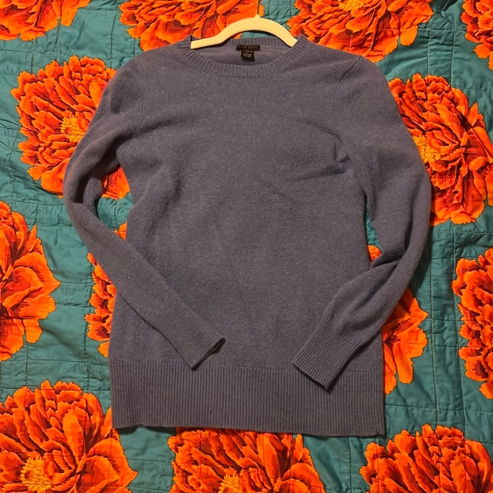 100% Cashmere Blue Sweater (L)